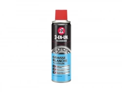 Graisse blanche au lithium en aérosol, 3-EN-UN TECHNIQUE, 250 ml