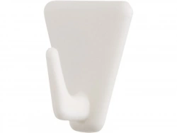 Lot de 4 crochets adhésif, 3M, triangle blanc 0.3 kg