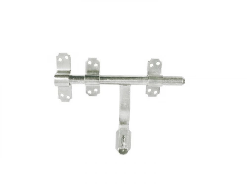 Verrou vervelle acier zingué, H.195 x L.200 x P.30 mm