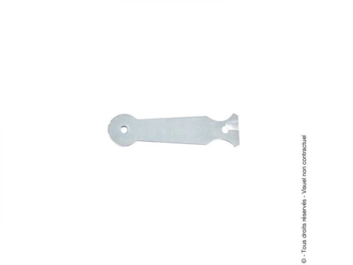 Patte scellement tête ronde 140 zingue