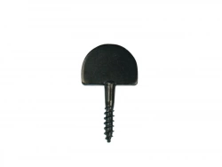 Butée de fermeture acier prépeint, H.60 x L.36 x P.4 mm