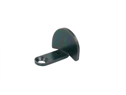 Butée Coudée À Visser Déporté 30 25X3 Acier Noir Pré-Peint