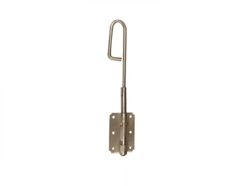 Verrou À Baïonnette L. 300 X Dia. 14 Mm Afbat, Acier Inox Brossé