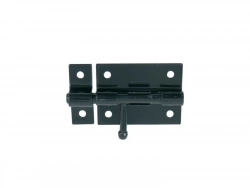 Verrou À Levier Verrou De Box + Gâche Diamètre 16 Mm Afbat, Acier Peint Noir