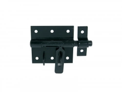 Verrou De Box Porte Cadenas Acier Prépeint, H.100 X L.150 X P.25 Mm