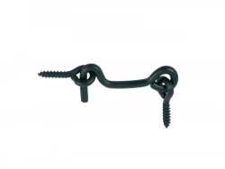 Crochet contrevent en acier prépeint, H.35 x L.80 x P.20 mm