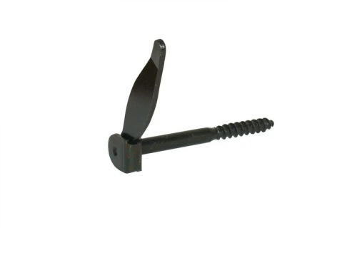 Arrêt acier prépeint, H.100 x L.140 x P.20 mm noir