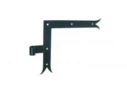 Paire D'Équerres Acier Prépeint, H.250 X L.300 X P.21 Mm