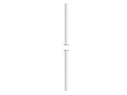 Tringle Manivelle Acier Laqué, H.1200 X L.12 X P.12 Mm