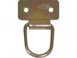 Lot De 2 Anneaux De Tirage Acier Zingué, H.60 X L.40 X P.12 Mm