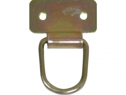 Lot De 2 Anneaux De Tirage Acier Zingué, H.60 X L.40 X P.12 Mm
