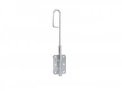 Verrou Baïonnette Acier Zingué, H.300 X L.60 X P.20 Mm