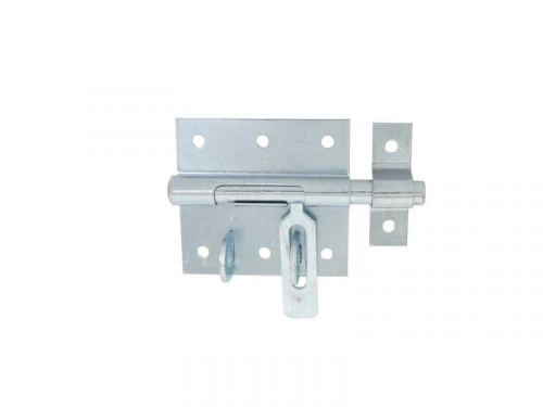 Verrou À Levier Verrou De Box Porte Cadenas + Gâche Afbat, Acier Zingué Gris