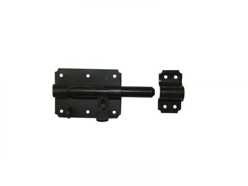 Verrou De Box Porte Cadenas Acier Prépeint, H.70 X L.140 X P.24 Mm