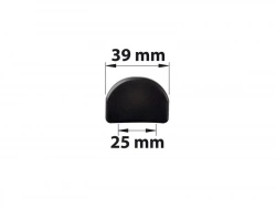 Lot De 2 Protecteurs De Butée Plastique Plastifié, H.35 X L.40 X P.6 Mm