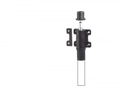Verrou D'Espagnolette Composite Plastifié, H.100 X L.46 X P.25 Mm
