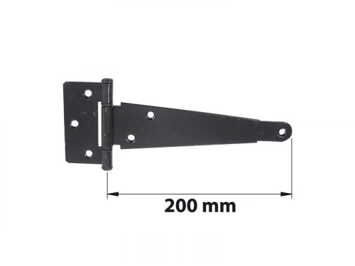 Penture Anglaise Axe Composite L. 200 Mm Acier Noir Mat