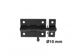 Verrou À Levier Verrou De Box + Gâche Diamètre 10 Mm Afbat, Acier Noir