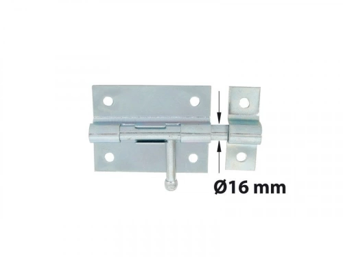 Verrou À Levier Verrou De Box + Gâche Afbat, Acier Zingué Gris