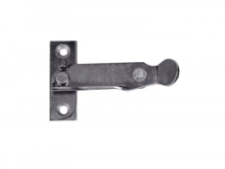 Arrêt pour persienne fermeture vers la droite en acier zingué, H.62 x P.12 mm