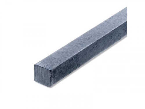 Carré Plein Acier Brut, L.1 M X L.1.4 Cm X H.1.4 Cm