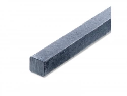 Carré Plein Acier Brut, L.2 M X L.1.4 Cm X H.1.4 Cm