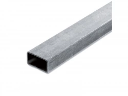 Tube Rectangulaire Acier Brut, L.1 M X L.3.5 Cm X H.2 Cm