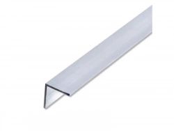 Cornière Égale Aluminium Brut, L.2.5 M X L.1.15 Cm X H.1.15 Cm