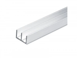 Double U Aluminium Brut, L.1 M X L.1.59 Cm X H.1 Cm