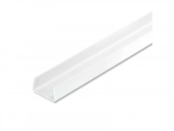 U Rectangulaire Pvc Mat, L.2 M X L.2.1 Cm X H.1 Cm