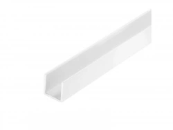 U Carré Pvc Mat, L.1 M X L.0.75 Cm X H.0.75 Cm