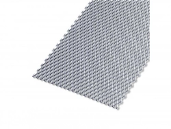Tôle Acier Métal Déployé Brut Gris L.60 X L.100 Cm Ep.2.2 Mm