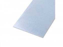 Tôle Acier Lisse Zingué Gris L.60 X L.100 Cm Ep.0.5 Mm