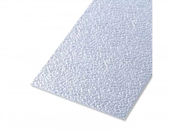 Tôle Aluminium Granitée Brut Gris L.25 X L.50 Cm Ep.0.8 Mm