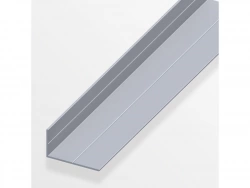 Cornière Inégale Aluminium Brut, L.2.5 M X L.3.55 Cm X H.1.95 Cm