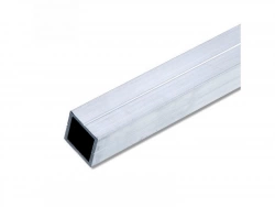 Tube Carré Aluminium Brut, L.2.5 M X L.2.35 Cm X H.2.35 Cm