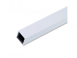 Tube Carré Aluminium Anodisé, L.1 M X L.1.5 Cm X H.1.5 Cm