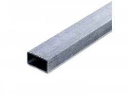 Tube Rectangulaire Acier Brut, L.2 M X L.4 Cm X H.2.7 Cm