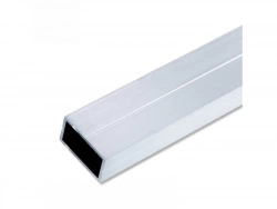 Tube Rectangulaire Aluminium Brut, L.2.5 M X L.3.55 Cm X H.1.95 Cm