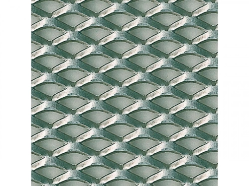 Tôle Acier Métal Déployé Brut Gris L.25 X L.50 Cm Ep.2.8 Mm