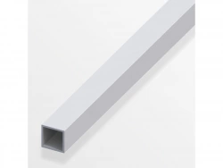 Tube Carré Aluminium Anodisé, L.1 M X L.2 Cm X H.2 Cm