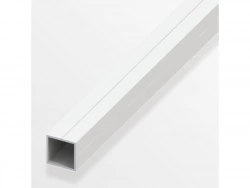 Tube Carré Pvc Mat, L.1 M X L.2.35 Cm X H.2.35 Cm
