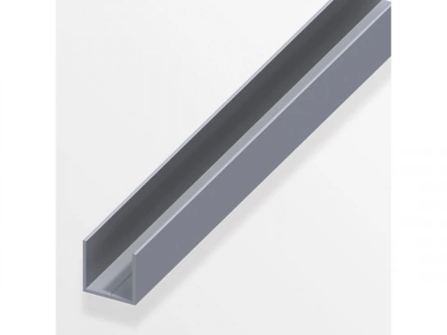 U Carré Aluminium Brut, L.2.5 M X L.2.35 Cm X H.2.35 Cm