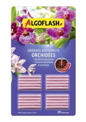 Engrais orchidée ALGOFLASH 20 batonnets