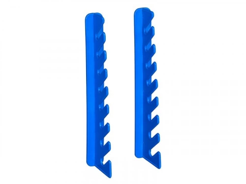 Ratelier 8 clés pour panneau mural jaune, l.17.3 x H.21 x P.2.5 cm