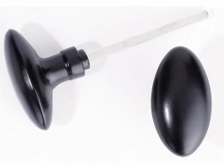 Lot De 2 Boutons De Porte Olive Aluminium Laqué