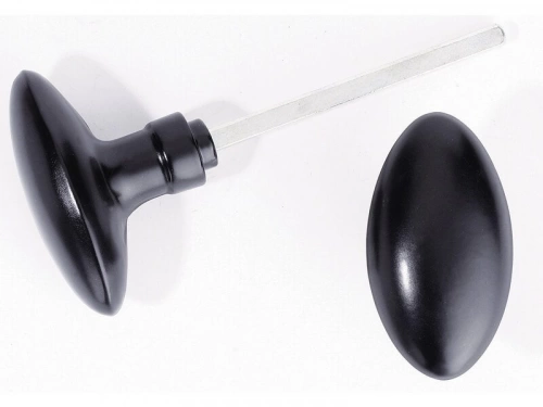 Lot De 2 Boutons De Porte Olive Aluminium Laqué