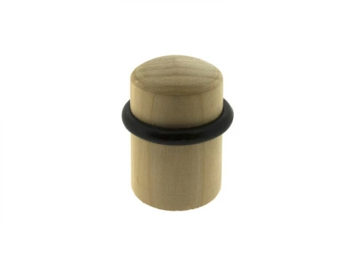 Lot de 4 butées de porte ALPERTEC bois brut chêne Diam.3 x H.4 cm