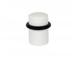 Lot de 4 butées de porte ALPERTEC bois brut blanc Diam.3 x H.4 cm