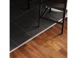 Barre de seuil adhésive ou à visser métal, ARTENS, L.45 mm x l.93 cm mat métallique